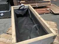 Grenen bloembak geïmpregneerd - 90x40x30 cm (2x) - afbeelding 3 van  11