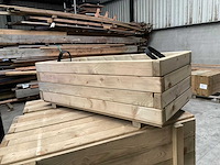 Grenen bloembak geïmpregneerd - 90x40x30 cm (2x) - afbeelding 1 van  11