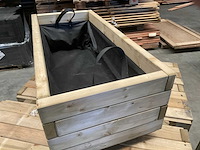 Grenen bloembak geïmpregneerd - 90x40x30 cm (2x) - afbeelding 1 van  8