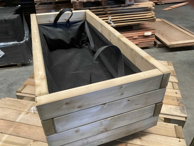 Grenen bloembak geïmpregneerd - 90x40x30 cm (2x) - afbeelding 2 van  11