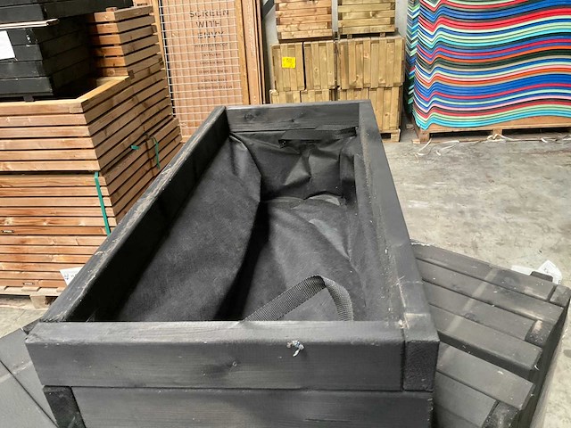 Grenen bloembak geïmpregneerd - 90x40x30 cm (4x) - afbeelding 3 van  11