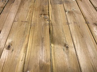 Grenen blokhut afdekplank geïmpregneerd 200x13,5x2,8 cm (160x) - afbeelding 4 van  8