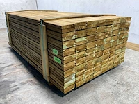 Grenen blokhut afdekplank geïmpregneerd 200x13,5x2,8 cm (160x) - afbeelding 5 van  8