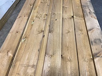 Grenen blokhutplank geïmpregneerd 200x13,5x2,8 cm (150x) - afbeelding 5 van  7
