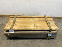 Grenen blokhutplank geïmpregneerd 200x13,5x2,8 cm (150x) - afbeelding 2 van  7