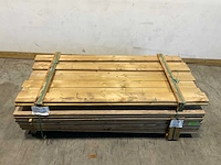 Grenen blokhutplank geïmpregneerd 200x13,5x2,8 cm (150x) - afbeelding 2 van  7