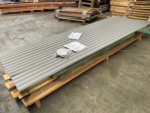 Grenen carport "condor" geïmpregneerd - 512x322x233 cm - afbeelding 7 van  11