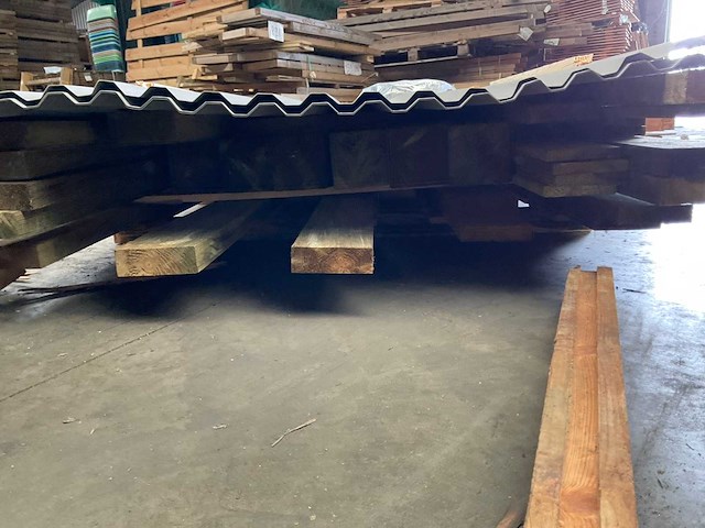 Grenen carport "condor" geïmpregneerd - 512x322x233 cm - afbeelding 2 van  10