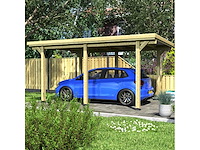 Grenen carport "condor" geïmpregneerd - 512x322x233 cm - afbeelding 1 van  11