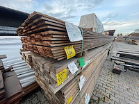 Grenen design profiel bruin geïmpregneerd 5400x140x18mm (97x) - afbeelding 2 van  3