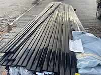 Grenen design profiel zwart geïmpregneerd 3000x140x18mm (30x) - afbeelding 1 van  3