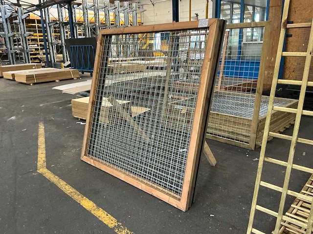 Grenen douglas gaaspaneel 180x180 cm (4x) - afbeelding 1 van  5