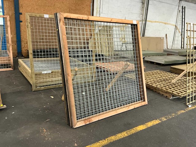 Grenen douglas gaaspaneel 180x180 cm (4x) - afbeelding 3 van  5