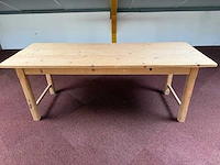 Grenen eetkamer tafel - afbeelding 2 van  4
