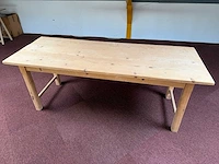 Grenen eetkamer tafel - afbeelding 4 van  4