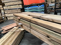 Grenen geïmpregneerd paal geschaafd 400x6,8x6,8 cm (50x) - afbeelding 4 van  10