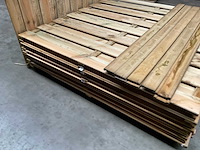 Grenen geïmpregneerd tuinscherm 180x180 cm (10x) - afbeelding 2 van  11