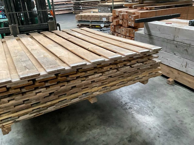 Grenen geïmpregneerd tuinscherm 180x180 cm (5x) - afbeelding 2 van  12