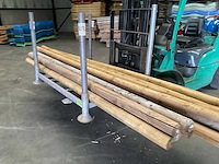 Grenen geimpregneerde ronde paal 300-500x10x10 cm (13x) - afbeelding 5 van  11