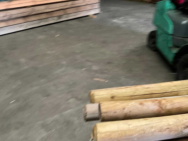 Grenen geimpregneerde ronde paal 300-500x10x10 cm (13x) - afbeelding 9 van  11