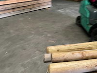 Grenen geimpregneerde ronde paal 300-500x10x10 cm (13x) - afbeelding 9 van  11