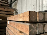 Grenen geïmpregneerde tuinpaal 155x12x12cm (10x) - afbeelding 4 van  4