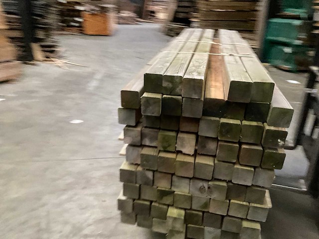 Grenen geïmpregneerde tuinpaal 180x8,8x8,8 cm (68x) - afbeelding 5 van  11