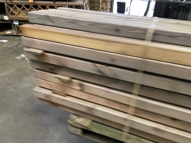 Grenen geïmpregneerde tuinpaal 180x8,8x8,8 cm (68x) - afbeelding 10 van  13