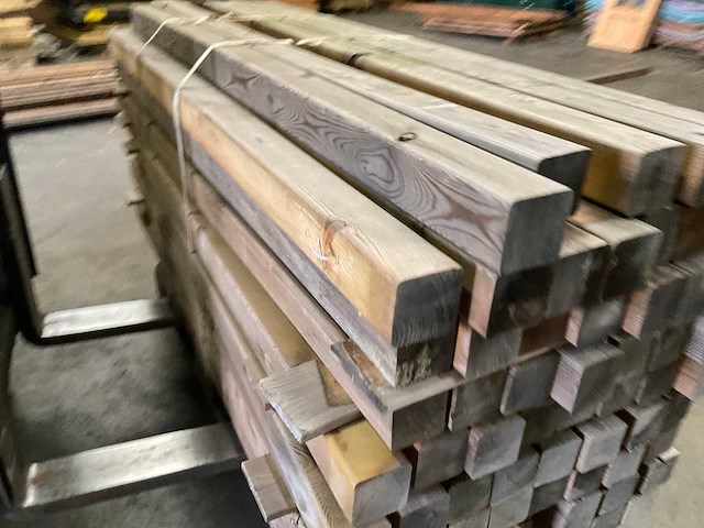 Grenen geïmpregneerde tuinpaal 180x8,8x8,8 cm (68x) - afbeelding 4 van  13