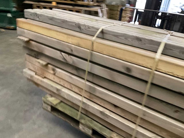 Grenen geïmpregneerde tuinpaal 180x8,8x8,8 cm (68x) - afbeelding 9 van  13