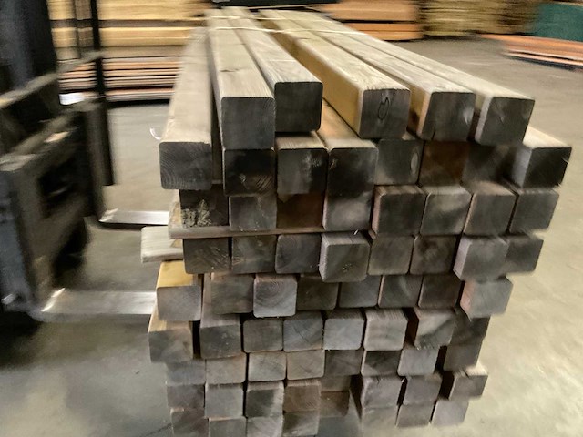 Grenen geïmpregneerde tuinpaal 180x8,8x8,8 cm (68x) - afbeelding 2 van  12