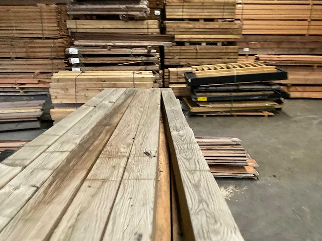 Grenen geïmpregneerde tuinpaal 180x8,8x8,8 cm (89x) - afbeelding 5 van  19