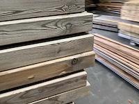 Grenen geïmpregneerde tuinpaal 180x8,8x8,8 cm (89x) - afbeelding 8 van  19