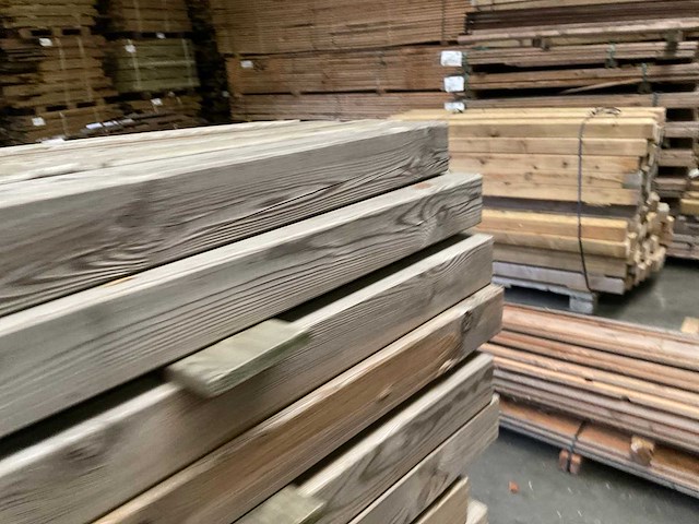 Grenen geïmpregneerde tuinpaal 180x8,8x8,8 cm (89x) - afbeelding 7 van  19