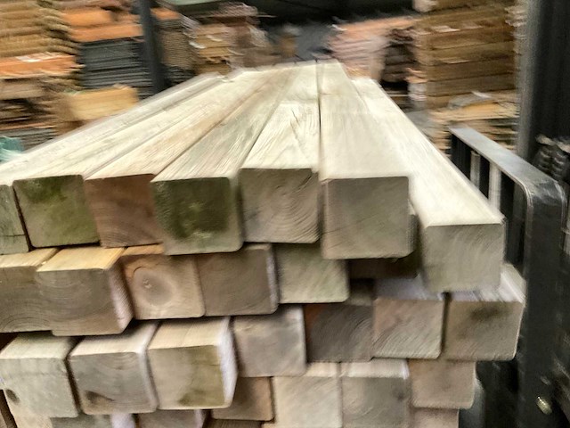 Grenen geïmpregneerde tuinpaal 180x8,8x8,8 cm (89x) - afbeelding 11 van  19