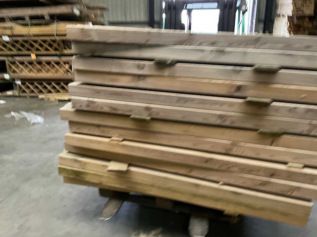 Grenen geïmpregneerde tuinpaal 180x8,8x8,8 cm (89x) - afbeelding 13 van  19