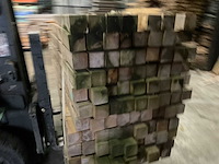 Grenen geïmpregneerde tuinpaal 180x8,8x8,8 cm (97x) - afbeelding 2 van  11