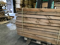 Grenen geïmpregneerde tuinpaal 180x8,8x8,8 cm (97x) - afbeelding 6 van  11