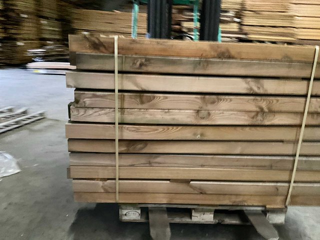 Grenen geïmpregneerde tuinpaal 180x8,8x8,8 cm (97x) - afbeelding 7 van  11