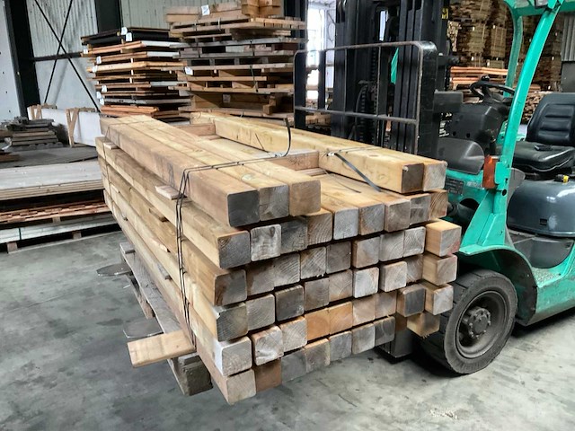 Grenen geïmpregneerde tuinpaal 195x8,8x8,8 cm (50x) - afbeelding 1 van  8