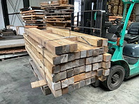 Grenen geïmpregneerde tuinpaal 195x8,8x8,8 cm (50x) - afbeelding 1 van  8