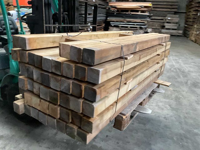 Grenen geïmpregneerde tuinpaal 195x8,8x8,8 cm (50x) - afbeelding 5 van  8