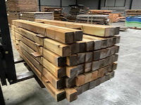 Grenen geïmpregneerde tuinpaal 195x8,8x8,8 cm (50x) - afbeelding 6 van  8