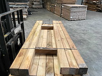 Grenen geïmpregneerde tuinpaal 195x8,8x8,8 cm (50x) - afbeelding 7 van  8