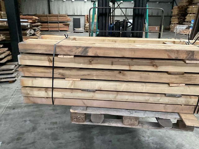 Grenen geïmpregneerde tuinpaal 195x8,8x8,8 cm (50x) - afbeelding 3 van  8