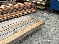 Grenen geïmpregneerde tuinpaal 30x14x14 cm (5x) - afbeelding 11 van  14