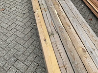 Grenen geïmpregneerde tuinpaal 30x14x14 cm (5x) - afbeelding 6 van  14