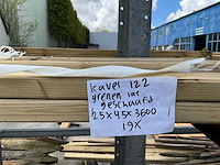 Grenen geschaafd latten 3600x45x25 mm (19x) - afbeelding 3 van  3