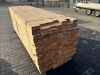 Grenen geschaafd onbehandeld vierkant 90 x 90 mm - afbeelding 8 van  13