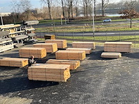 Grenen geschaafd onbehandeld vierkant 90 x 90 mm - afbeelding 5 van  13